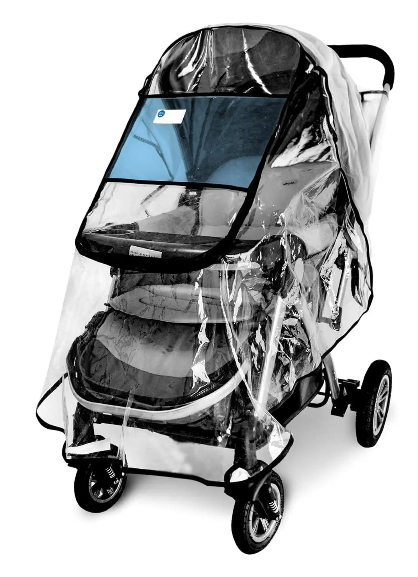 Antes de diseño gráfico para Amazon para protector de lluvia de carrito