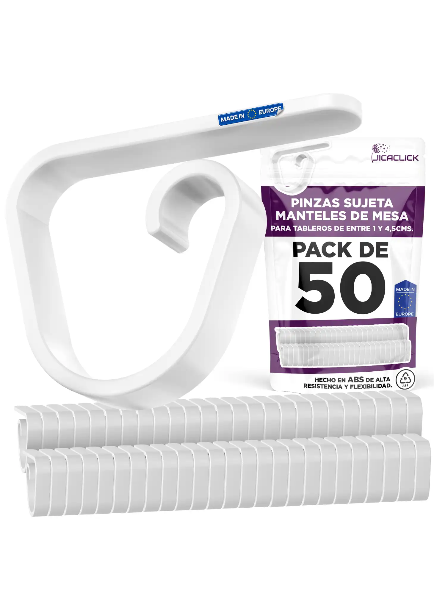 Después de optimización visual para pinza sujeta manteles en Amazon