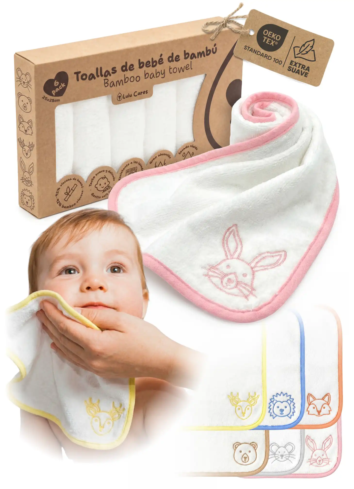 Después de optimización visual para toallitas de bebe en Amazon