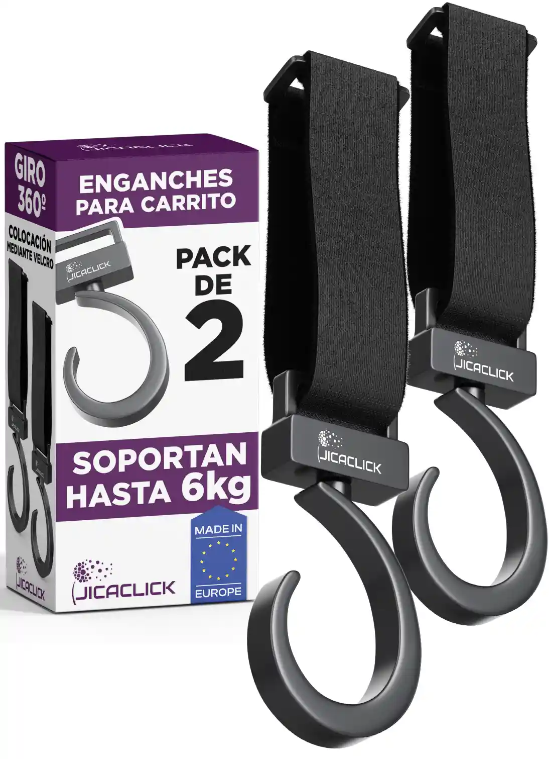 Diseño gráfico para Amazon de imagen principal para enganches de carrito