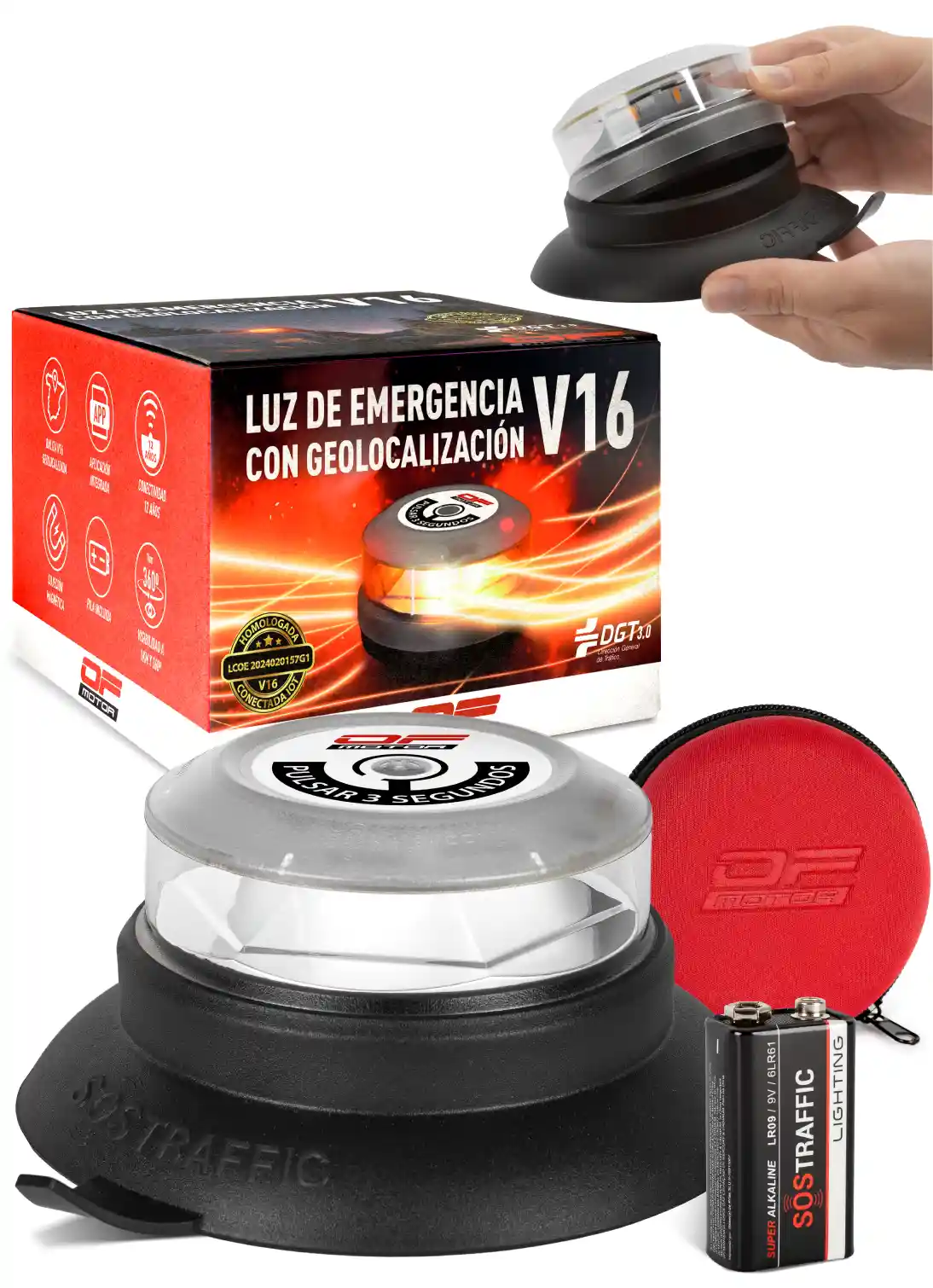 Imagen principal Amazon para luz de emergencia V16